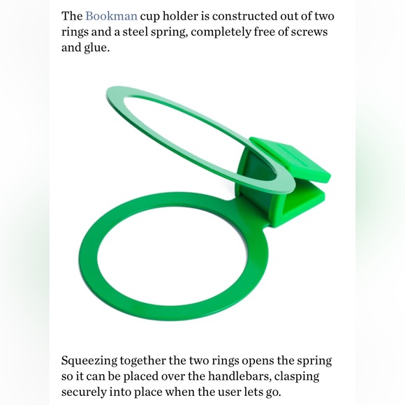 Bookman Cup Holder for Bicycles - Picture 3 of 3
